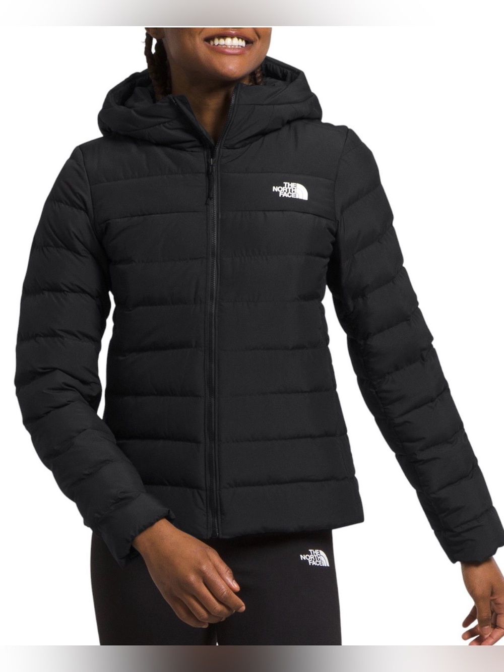 The North Face Women's Aconcagua Hooded Jacket TNF Black Size Large